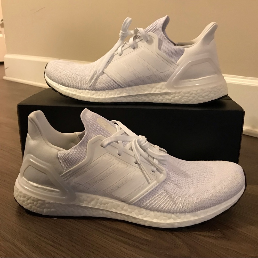 Adidas Ultraboost 20 Running Shoes - White - NWT